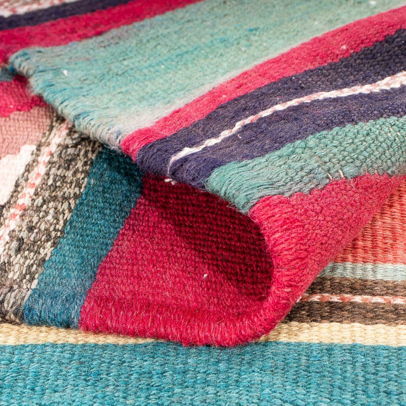 Kelim tapijt - Oud - 204 x 184 cm - veelkleurig