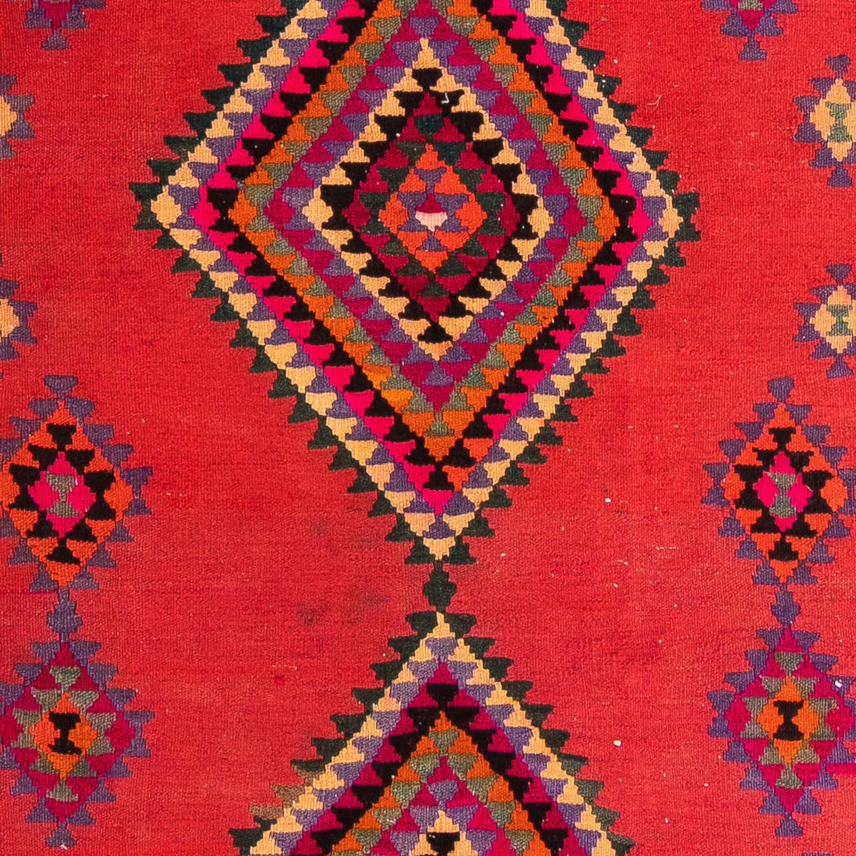 Loper Kelim tapijt - Oud - 390 x 155 cm - veelkleurig