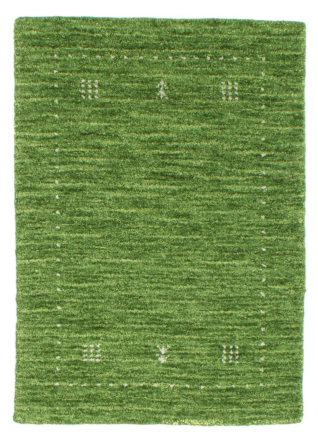Gabbeh Tapijt - Zacht - 88 x 62 cm - groen