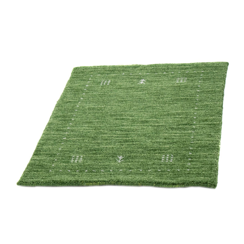 Gabbeh Tapijt - Zacht - 88 x 62 cm - groen