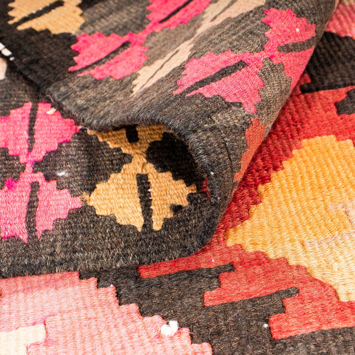 Loper Kelim tapijt - Oud - 275 x 150 cm - veelkleurig