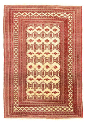 Turkaman tapijt - 185 x 135 cm - rood