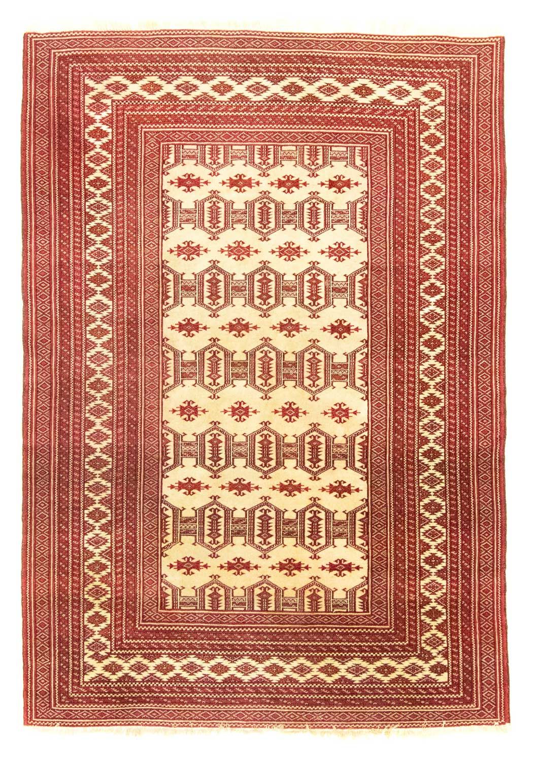 Turkaman tapijt - 185 x 135 cm - rood