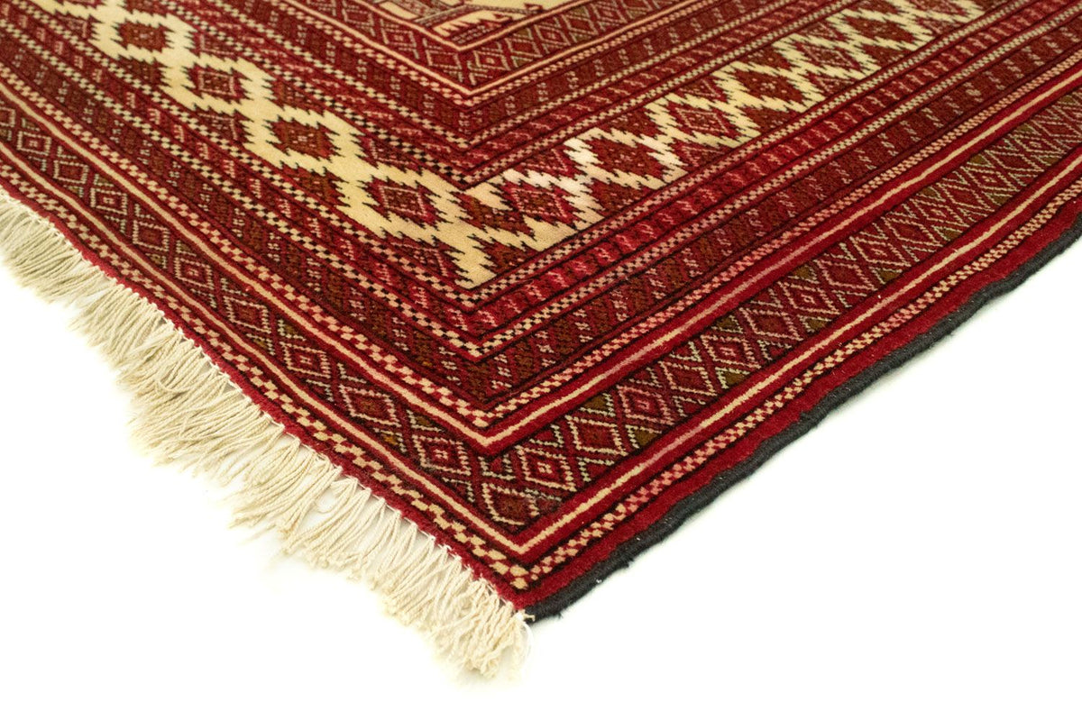 Turkaman tapijt - 185 x 135 cm - rood