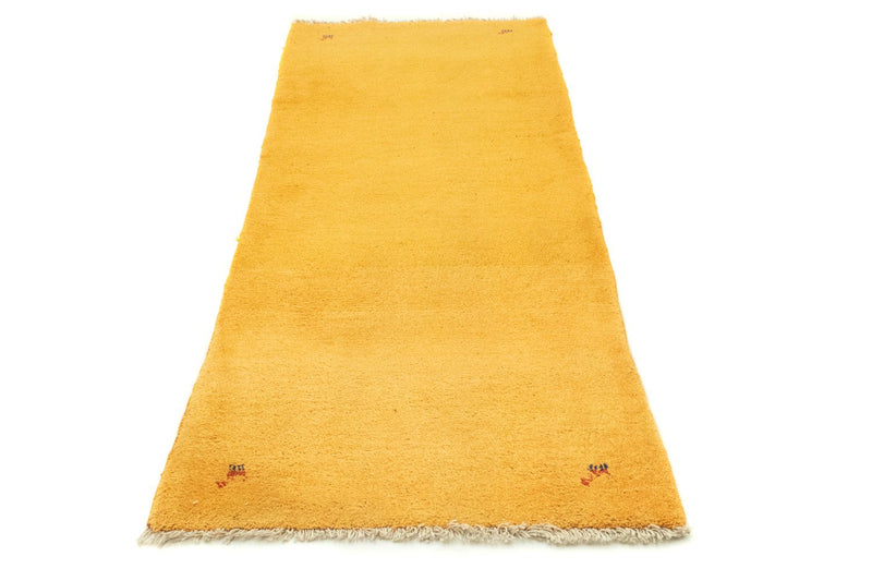 Loper Gabbeh tapijt - Perzisch - 231 x 87 cm - geel