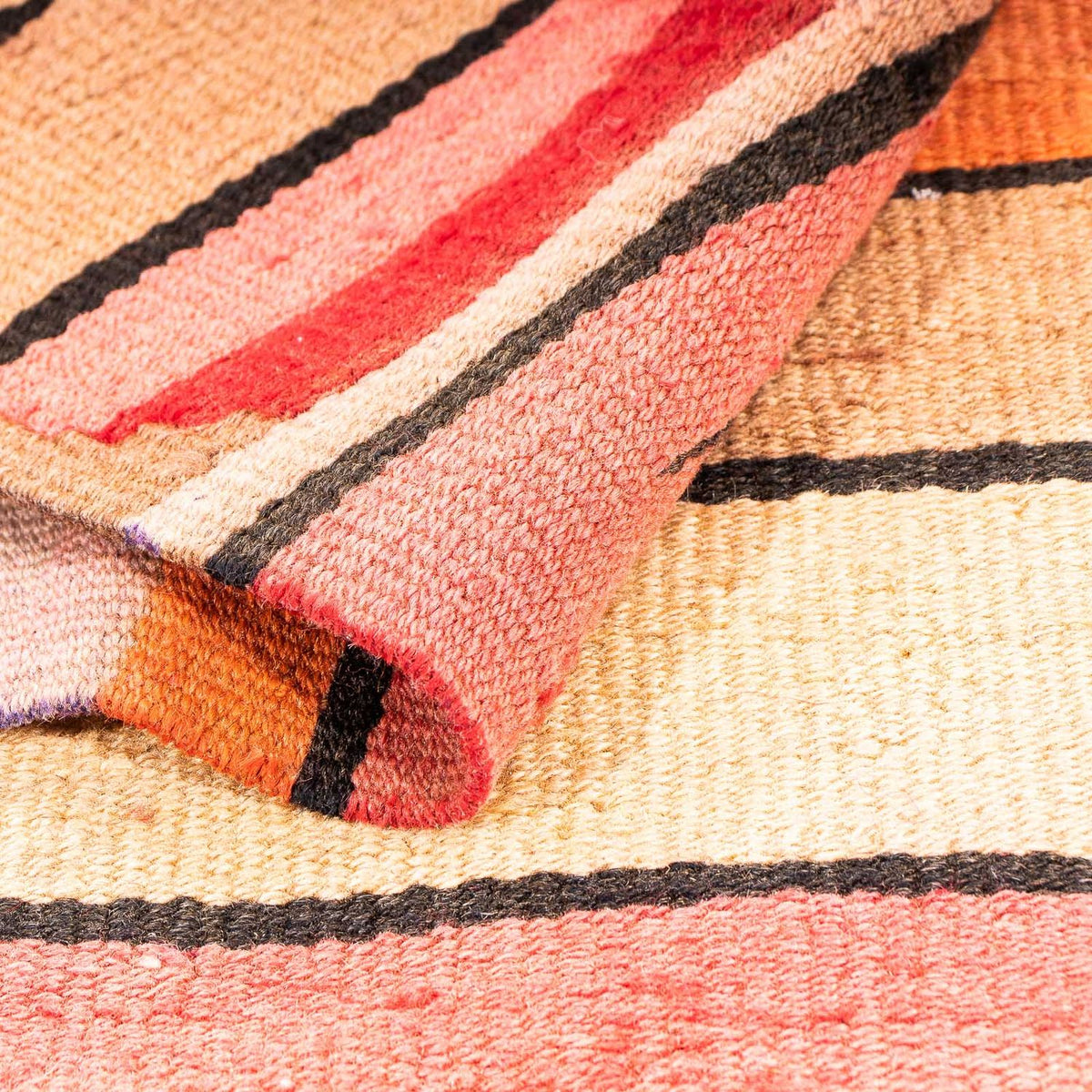 Kelim tapijt - Oud - 200 x 135 cm - veelkleurig