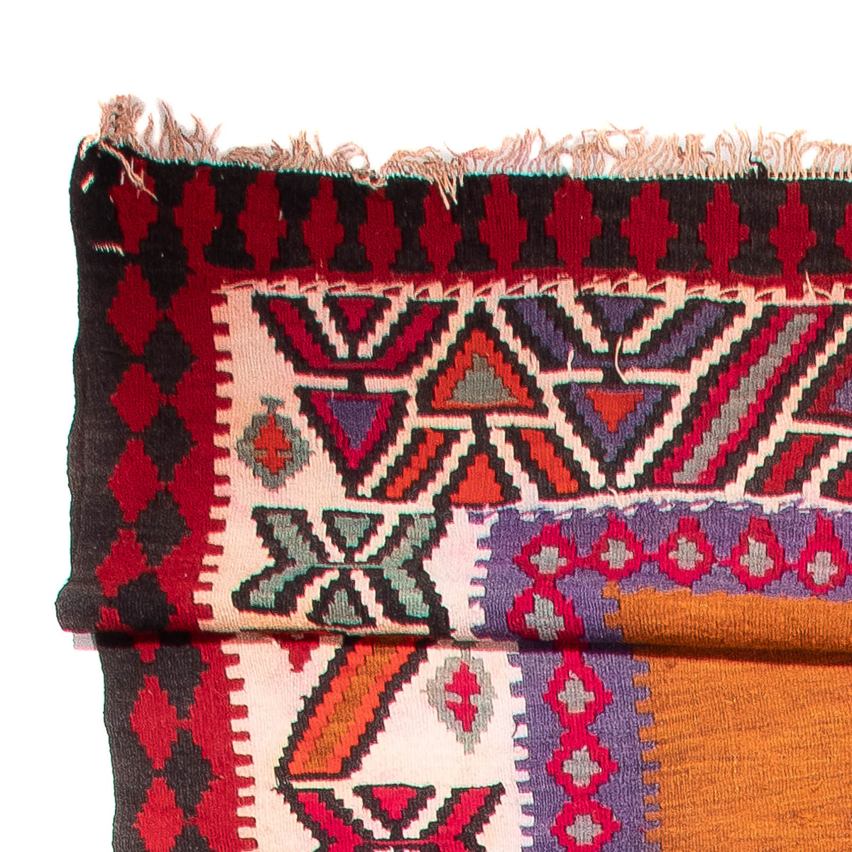 Loper Kelim tapijt - Oud - 520 x 185 cm - bruin