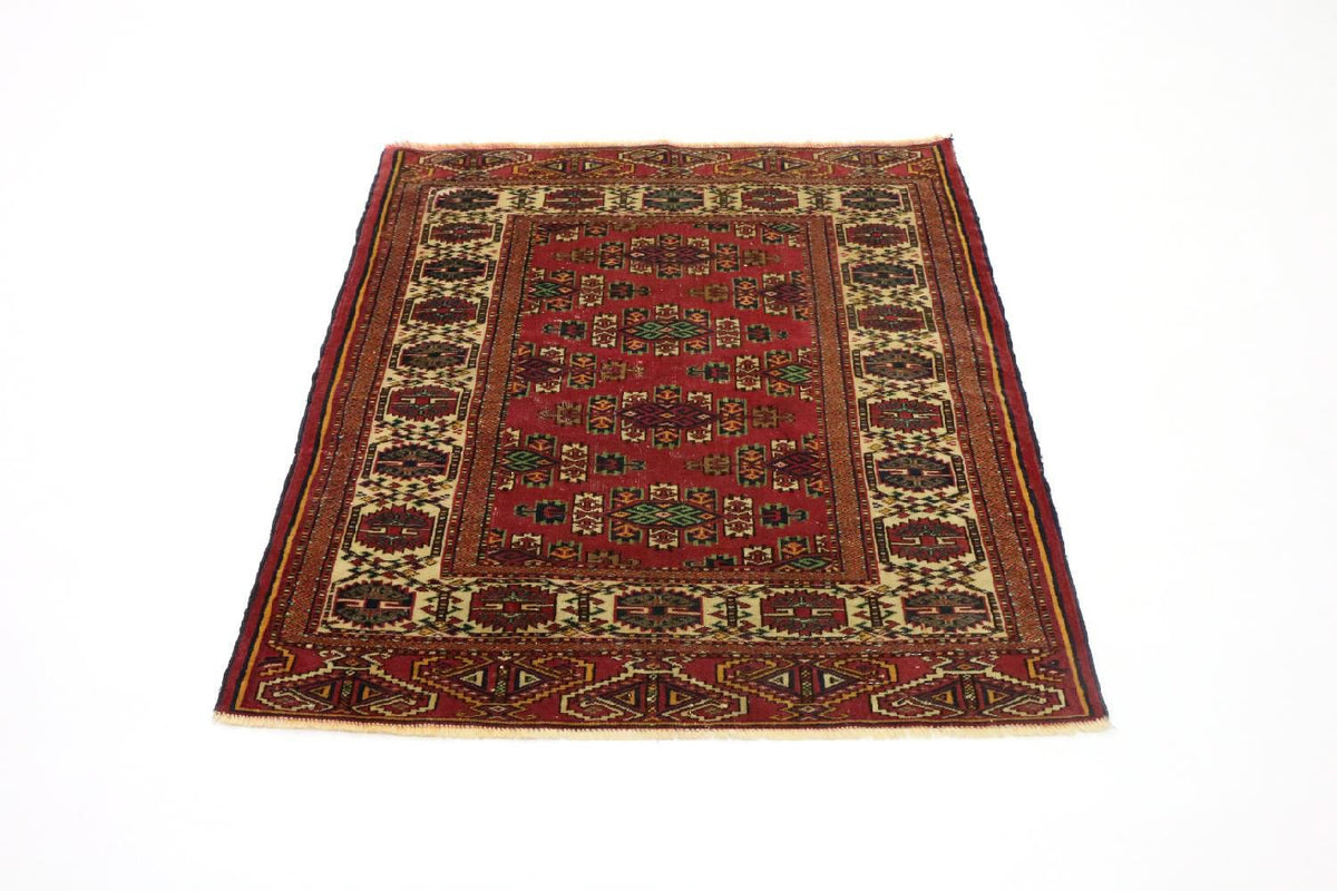 Afghaans tapijt - Bukhara - 106 x 94 cm - rood