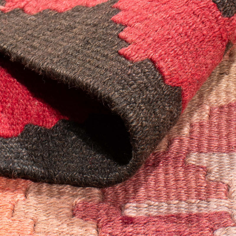 Loper Kelim tapijt - Oud - 435 x 200 cm - licht rood