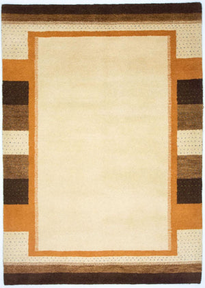 Gabbeh tapijt - Indus - 243 x 171 cm - beige