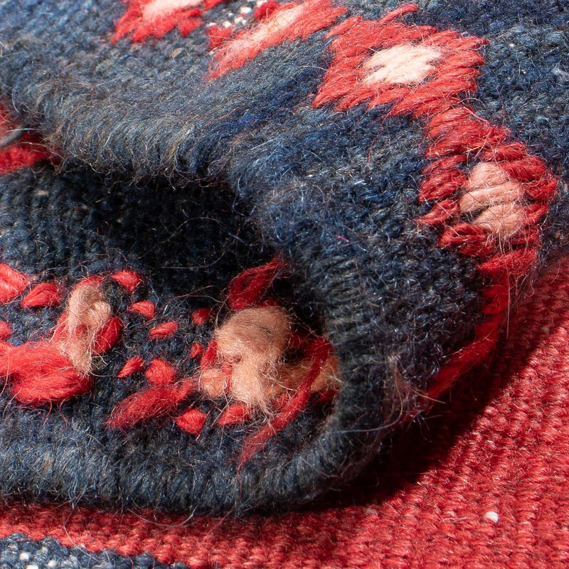 Loper Kelim tapijt - Oud - 420 x 160 cm - donkerblauw