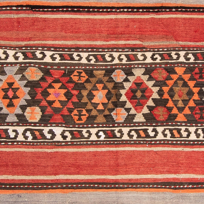 Loper Kelim tapijt - Oud - 310 x 140 cm - veelkleurig