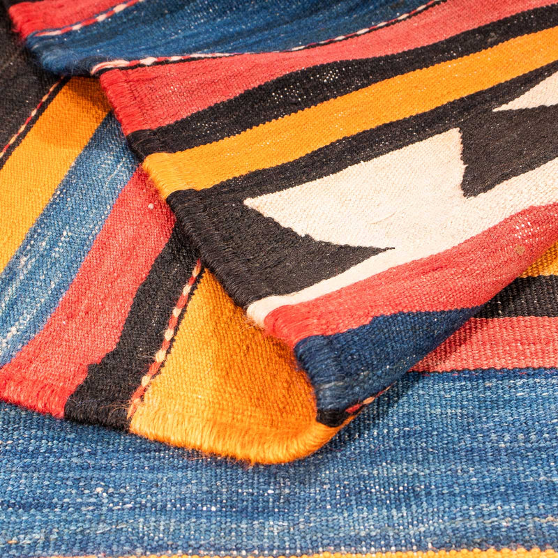 Loper Kelim tapijt - Oud - 260 x 163 cm - veelkleurig