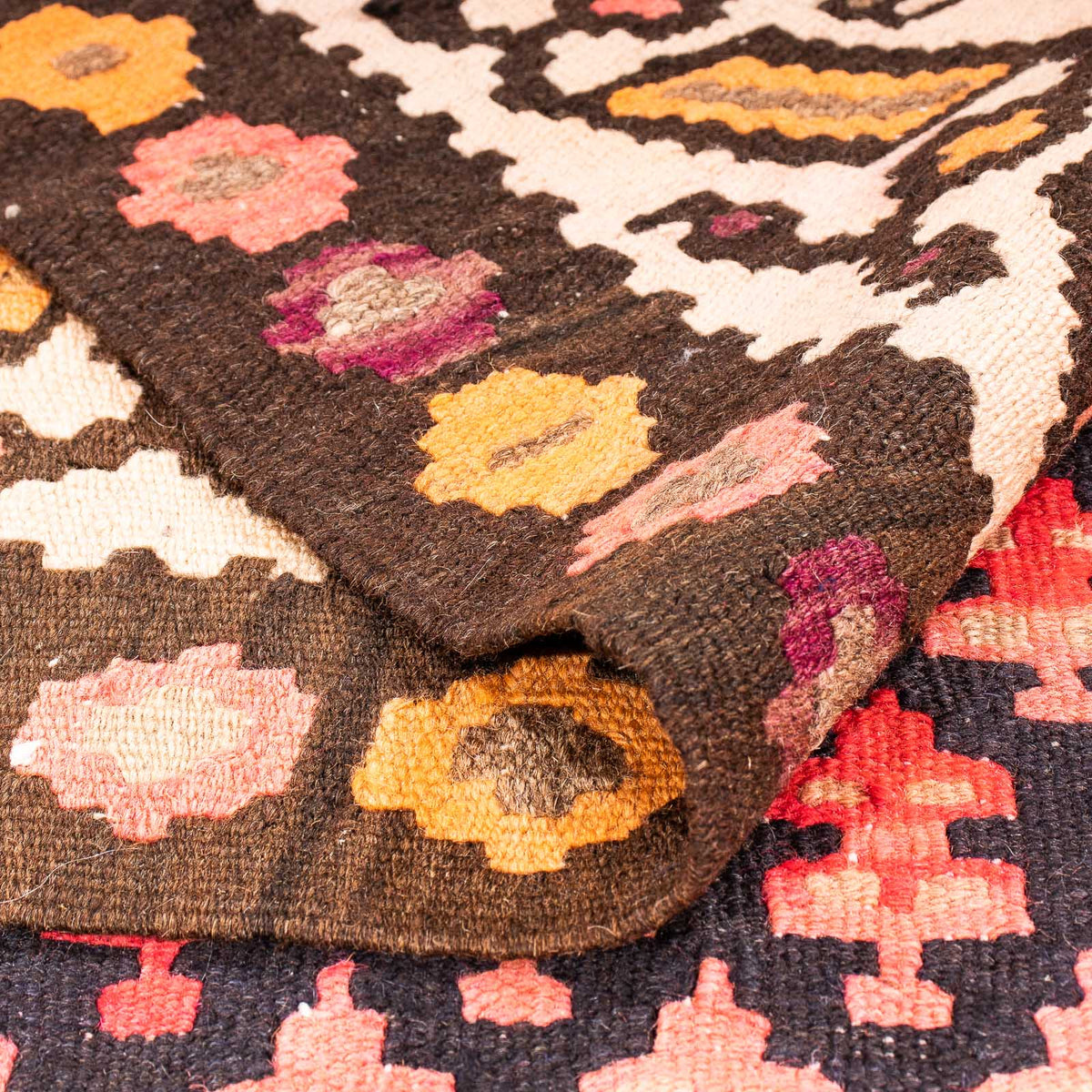 Kelim tapijt - Oud - 270 x 145 cm - veelkleurig