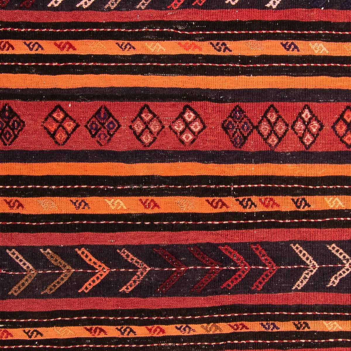 Kelim tapijt - Oud - 225 x 165 cm - veelkleurig