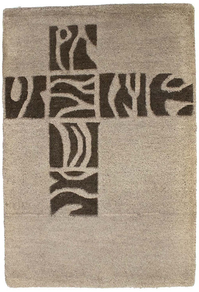 Indo Gabbeh Tapijt 60x90cm - Wollen tapijt