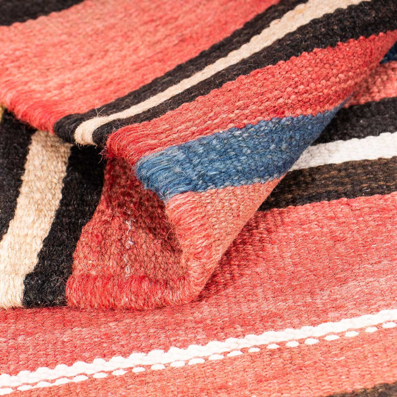 Kelim tapijt - Oud vierkant  - 130 x 130 cm - veelkleurig