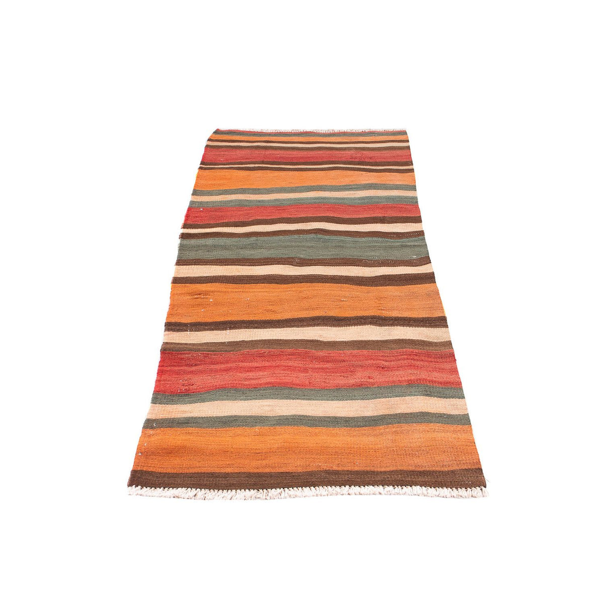 Loper Kelim tapijt - Oud - 175 x 75 cm - veelkleurig