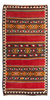 Loper Kelim tapijt - Oud - 270 x 145 cm - veelkleurig