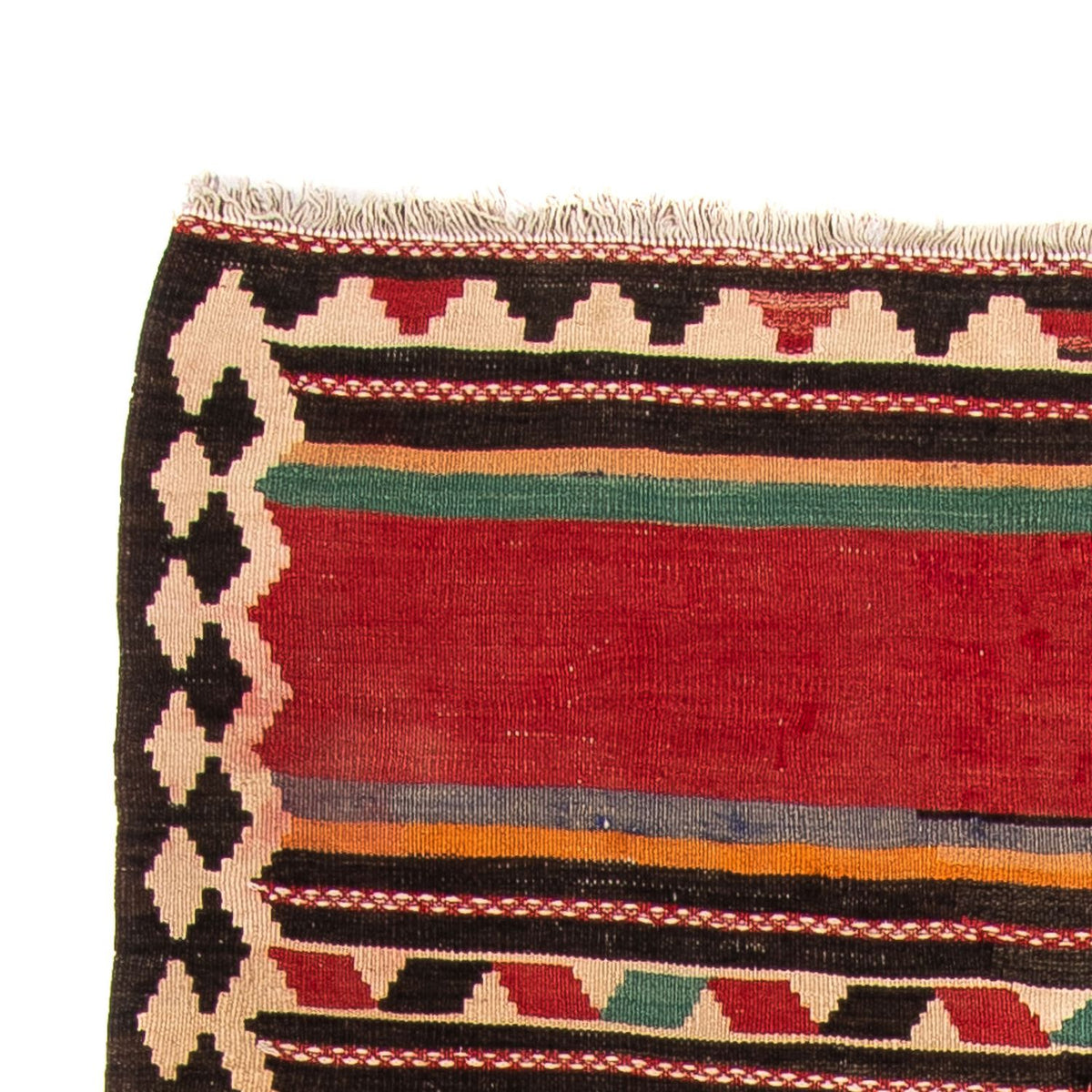 Loper Kelim tapijt - Oud - 270 x 145 cm - veelkleurig