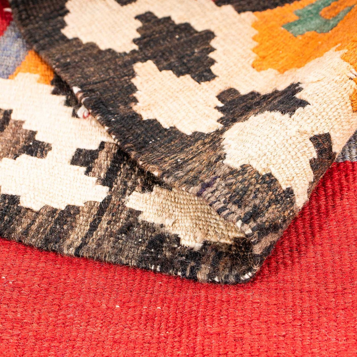 Loper Kelim tapijt - Oud - 270 x 145 cm - veelkleurig