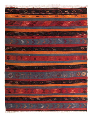 Kelim tapijt - Oud - 205 x 160 cm - veelkleurig