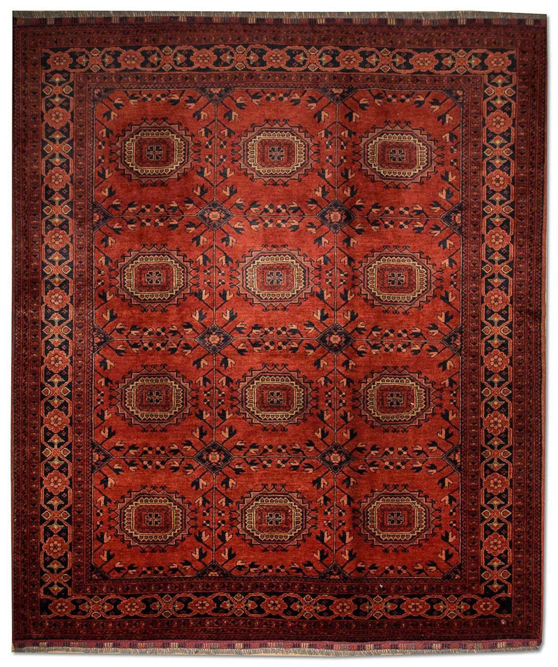 Afghaans tapijt - Kunduz - 275 x 216 cm - rood