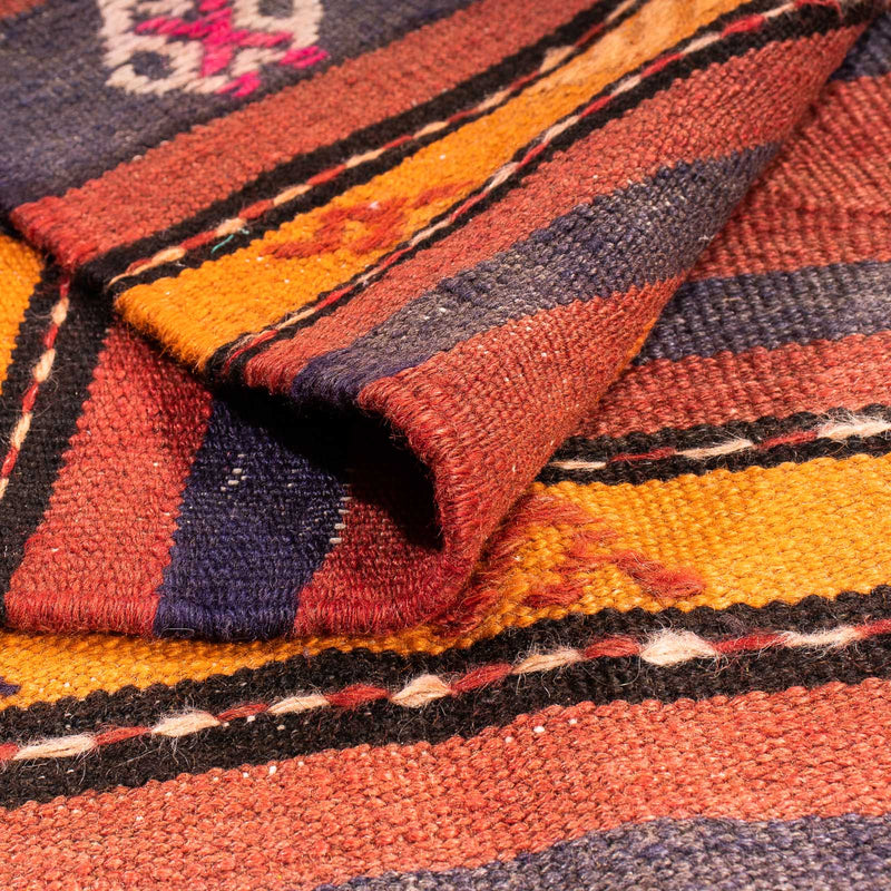 Kelim tapijt - Oud vierkant  - 185 x 150 cm - veelkleurig