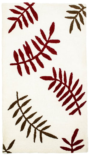 Wollen tapijt - 148 x 90 cm - beige