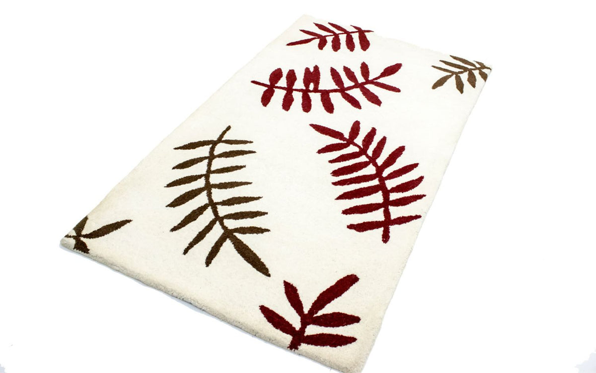 Wollen tapijt - 148 x 90 cm - beige