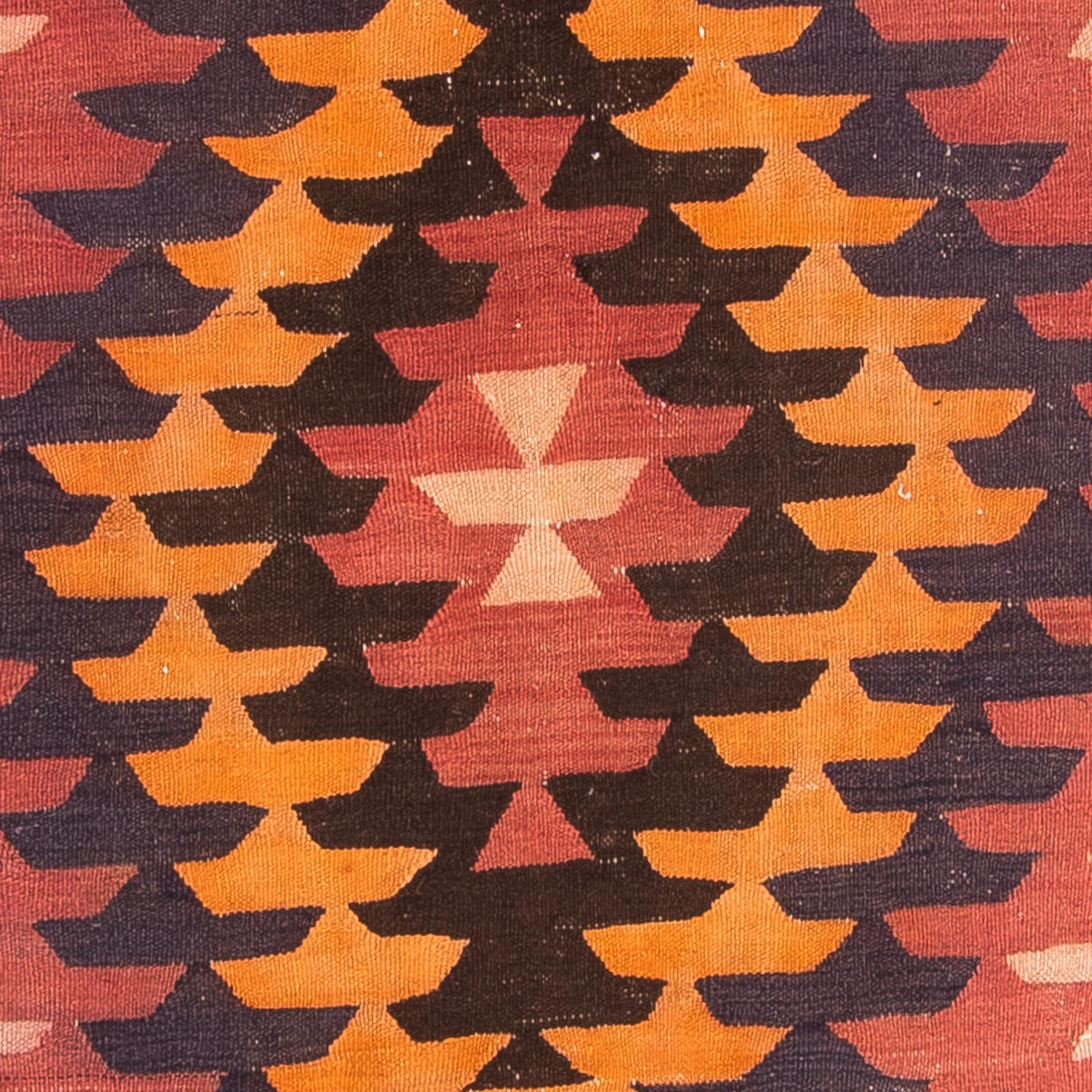 Loper Kelim tapijt - Oud - 390 x 130 cm - veelkleurig