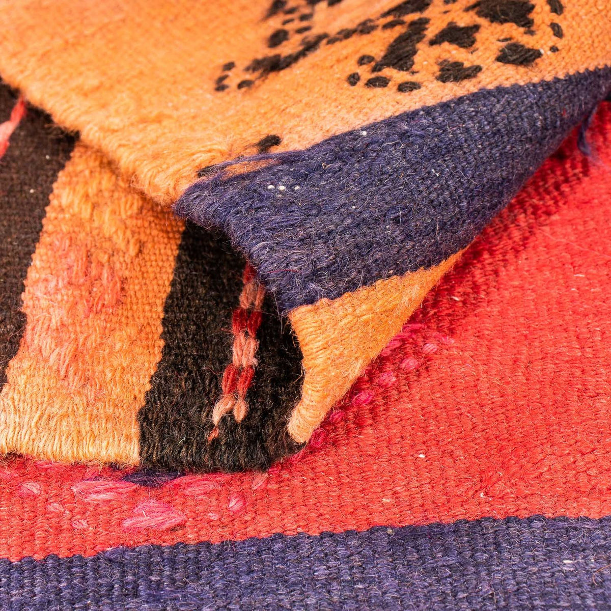 Kelim tapijt - Oud vierkant  - 150 x 125 cm - veelkleurig