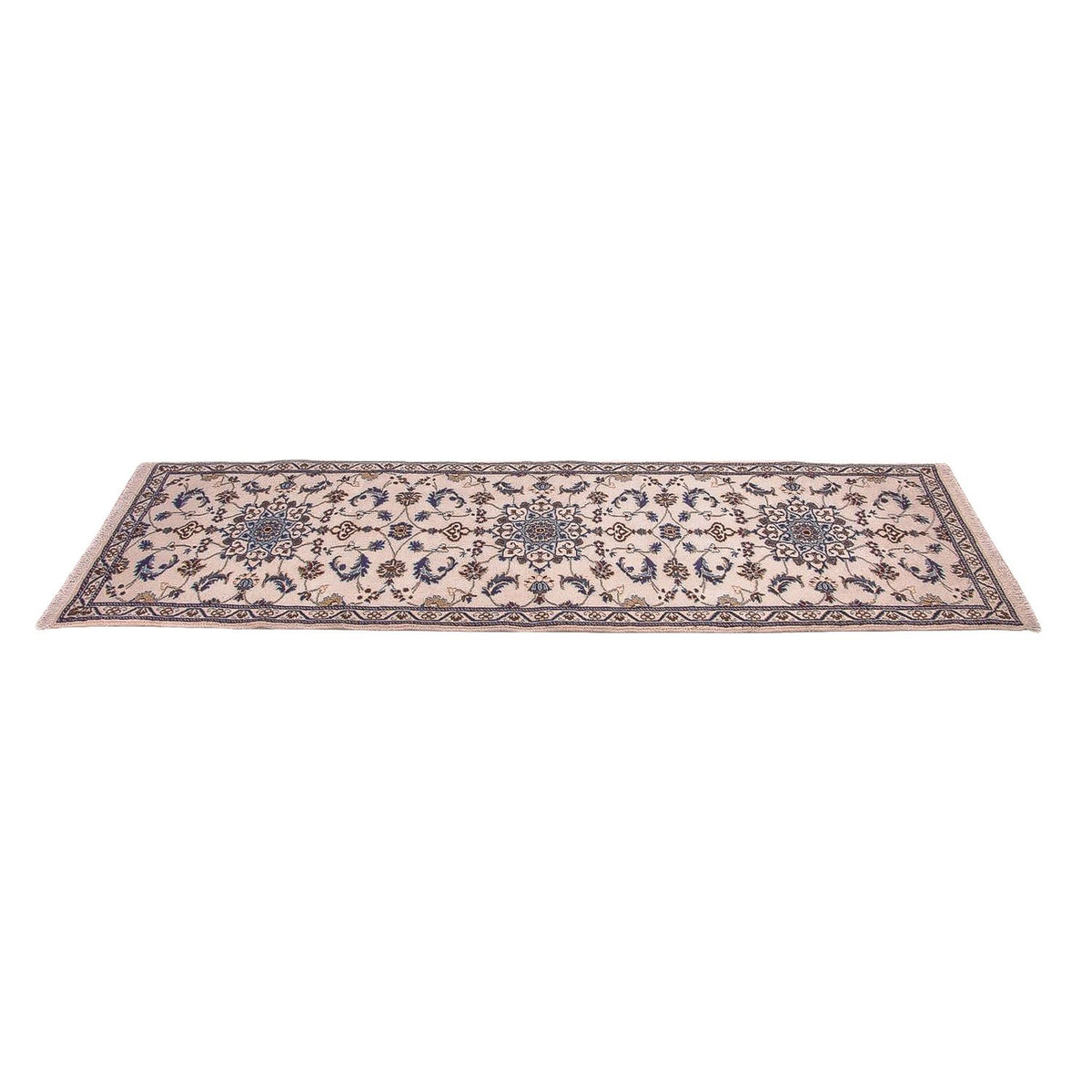 Loper Perzisch tapijt - Nain - Koninklijk - 290 x 85 cm - beige