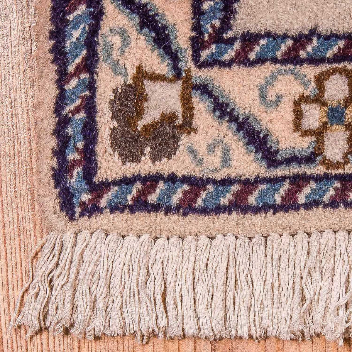 Loper Perzisch tapijt - Nain - Koninklijk - 290 x 85 cm - beige