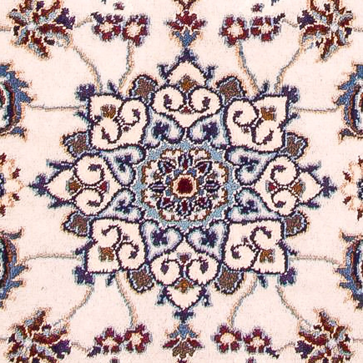 Loper Perzisch tapijt - Nain - Koninklijk - 290 x 85 cm - beige