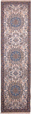 Loper Perzisch tapijt - Nain - Koninklijk - 295 x 81 cm - beige