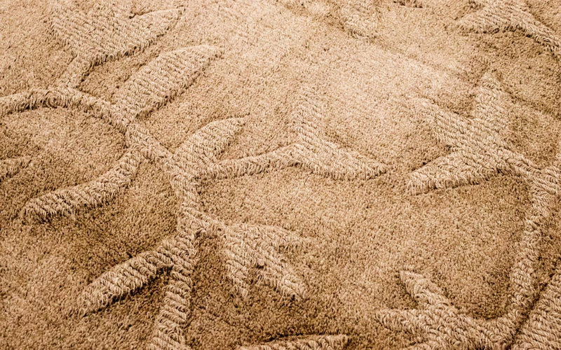 Wollen tapijt - 148 x 89 cm - bruin