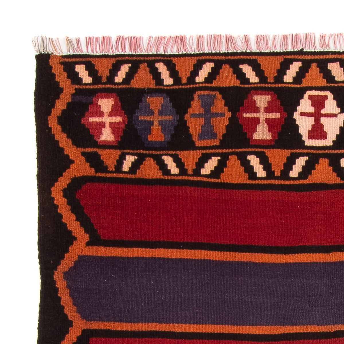 Kelim tapijt - Oud - 180 x 145 cm - veelkleurig