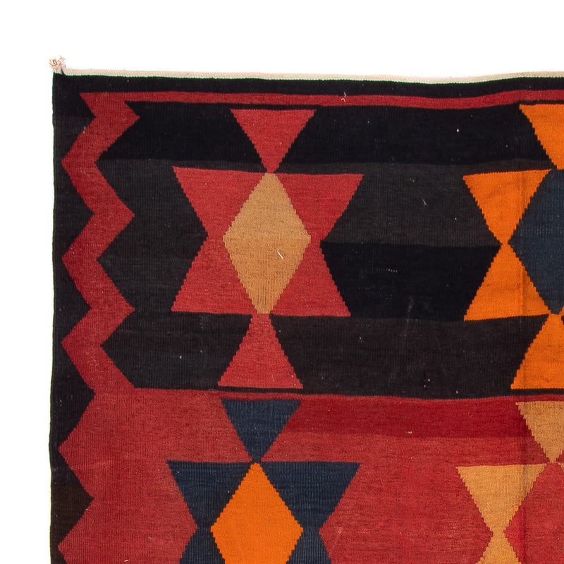 Loper Kelim tapijt - Oud - 295 x 120 cm - veelkleurig