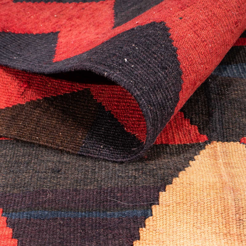 Loper Kelim tapijt - Oud - 295 x 120 cm - veelkleurig