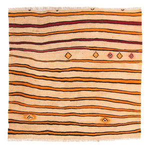 Kelim tapijt - Oud vierkant  - 150 x 147 cm - veelkleurig