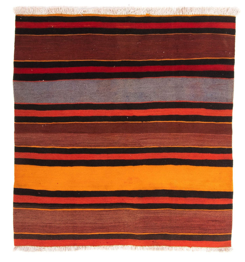 Kelim tapijt - Oud vierkant  - 150 x 135 cm - veelkleurig