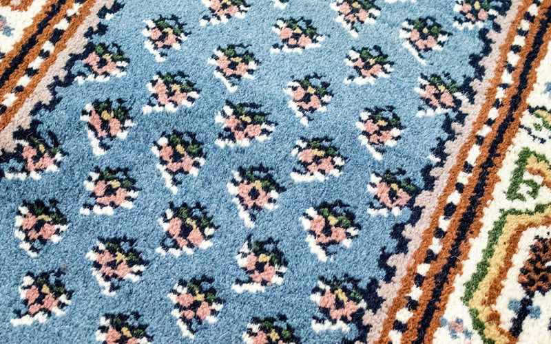 Oosters Tapijt - 160 x 90 cm - lichtblauw