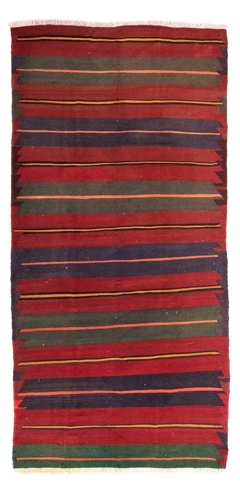 Loper Kelim tapijt - Oud - 325 x 135 cm - veelkleurig