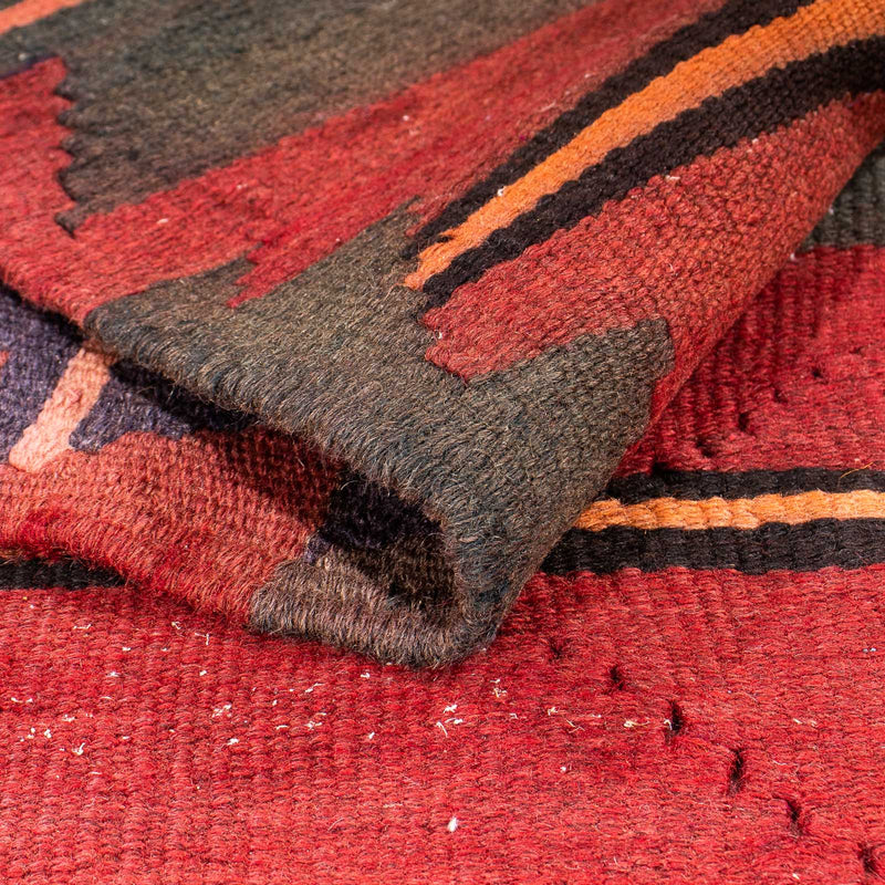 Loper Kelim tapijt - Oud - 325 x 135 cm - veelkleurig