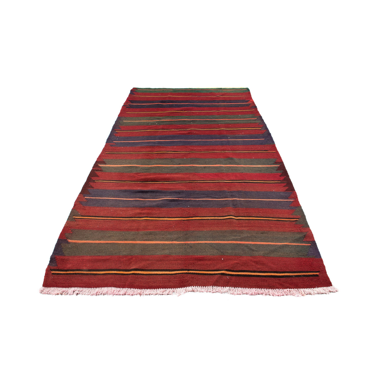 Loper Kelim tapijt - Oud - 325 x 135 cm - veelkleurig