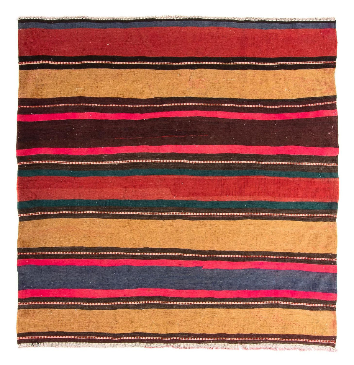 Kelim tapijt - Oud vierkant  - 175 x 170 cm - veelkleurig