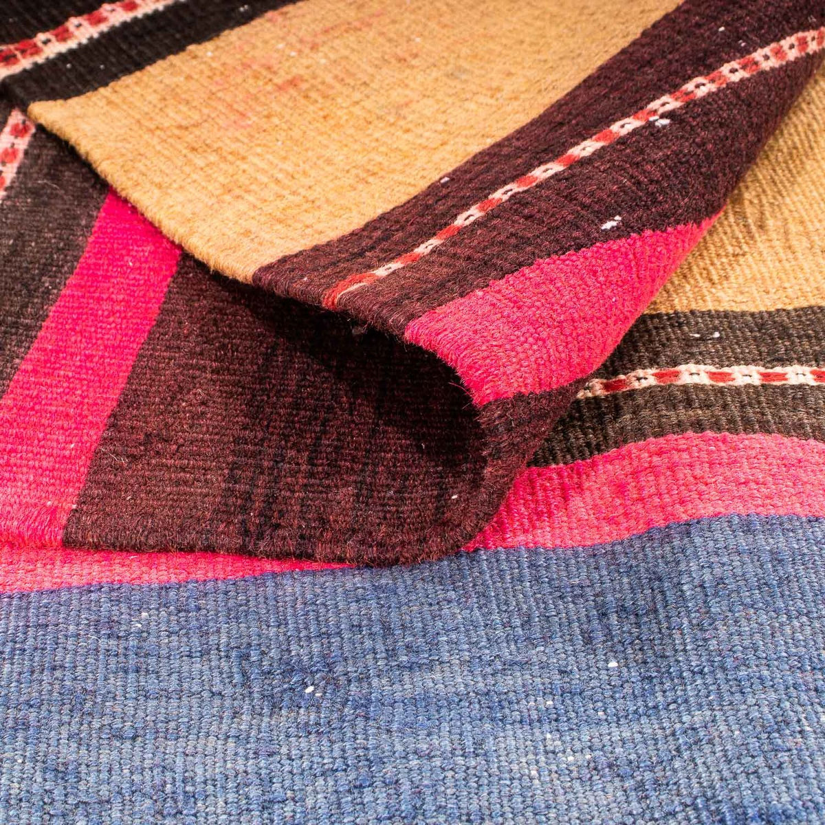 Kelim tapijt - Oud vierkant  - 175 x 170 cm - veelkleurig