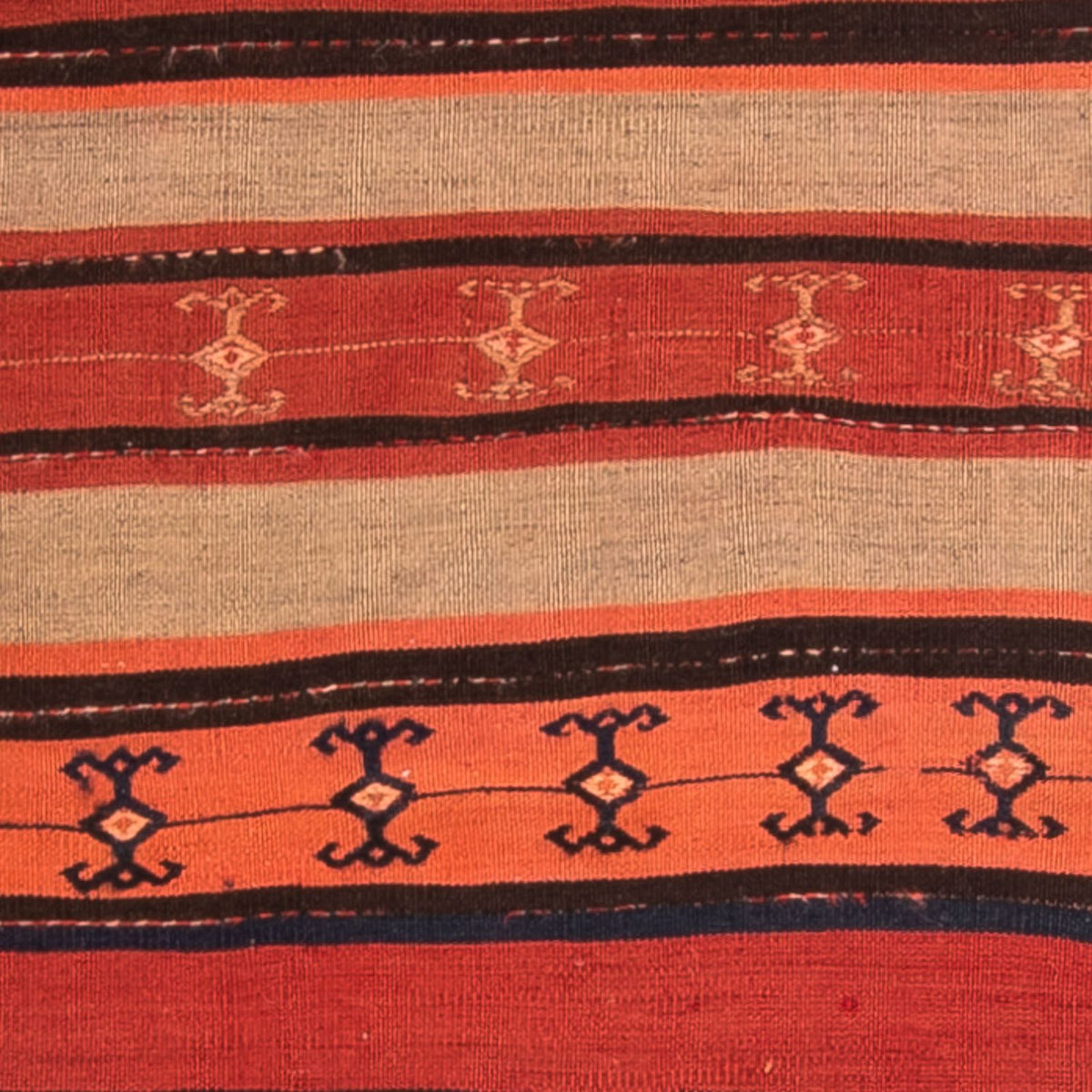 Loper Kelim tapijt - Oud - 280 x 85 cm - veelkleurig