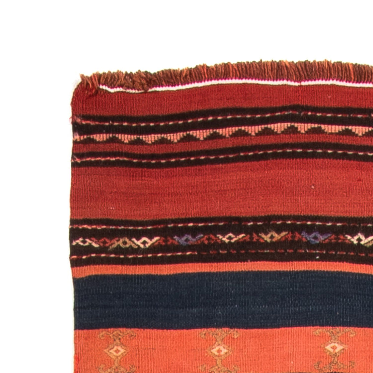 Loper Kelim tapijt - Oud - 280 x 85 cm - veelkleurig